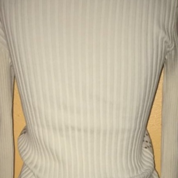 WR studded wrap-look sweater, M Ivory - Picture 3 of 3